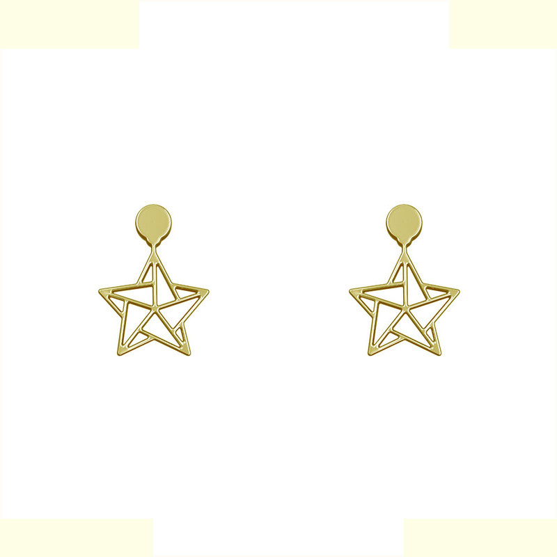 گوشواره طلا 18 عیار زنانه مدوپد مدل ستاره کد GA1-14705 گوشواره طلا 18 عیار زنانه مدوپد مدل ستاره کد GA1-14705