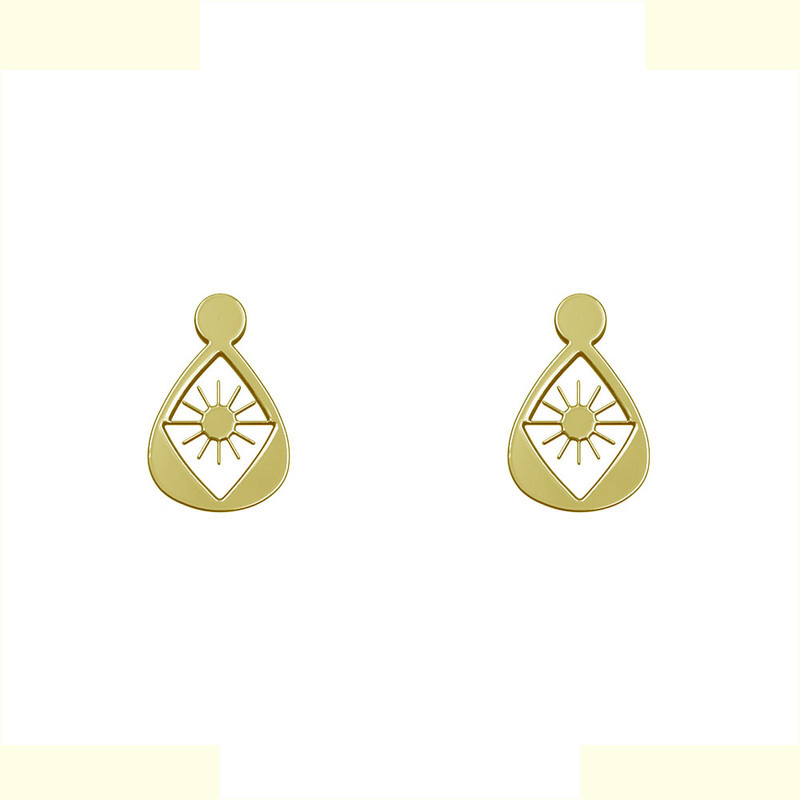 گوشواره طلا 18 عیار زنانه مدوپد مدل هندسی کد GA1-14706 گوشواره طلا 18 عیار زنانه مدوپد مدل هندسی کد GA1-14706