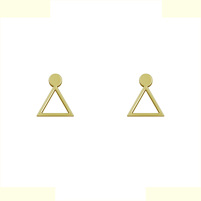 گوشواره طلا 18 عیار زنانه مدوپد مدل مثلث کد GA1-14880 گوشواره طلا 18 عیار زنانه مدوپد مدل مثلث کد GA1-14880