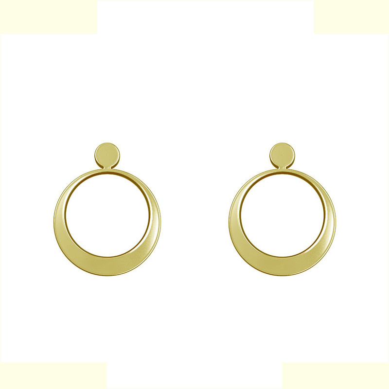 گوشواره طلا 18 عیار زنانه مدوپد مدل دایره کد GA1-14892 گوشواره طلا 18 عیار زنانه مدوپد مدل دایره کد GA1-14892