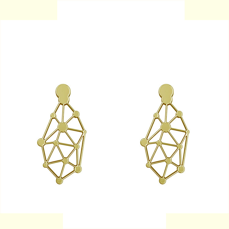 گوشواره طلا 18 عیار زنانه مدوپد مدل هندسی کد GA1-15000 گوشواره طلا 18 عیار زنانه مدوپد مدل هندسی کد GA1-15000