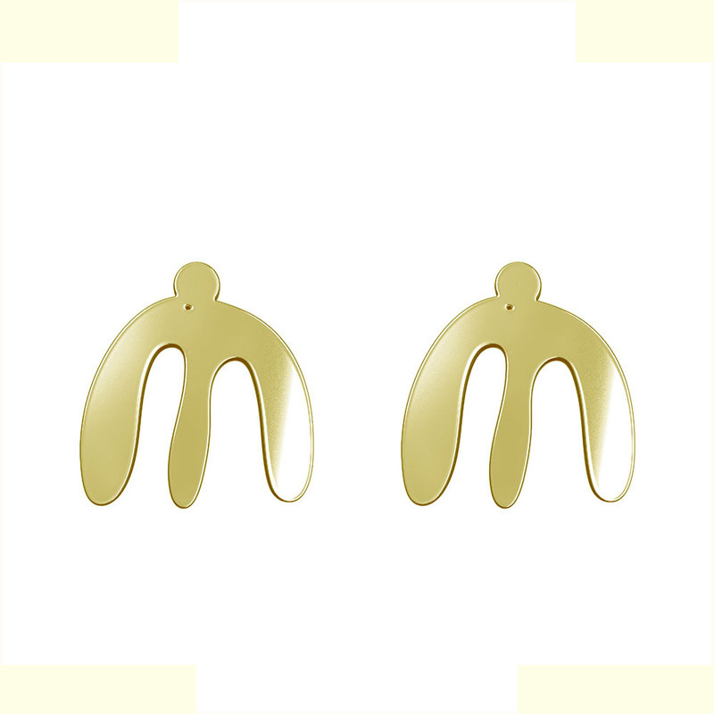 گوشواره طلا 18 عیار زنانه مدوپد مدل هندسی کد GA1-15021 گوشواره طلا 18 عیار زنانه مدوپد مدل هندسی کد GA1-15021