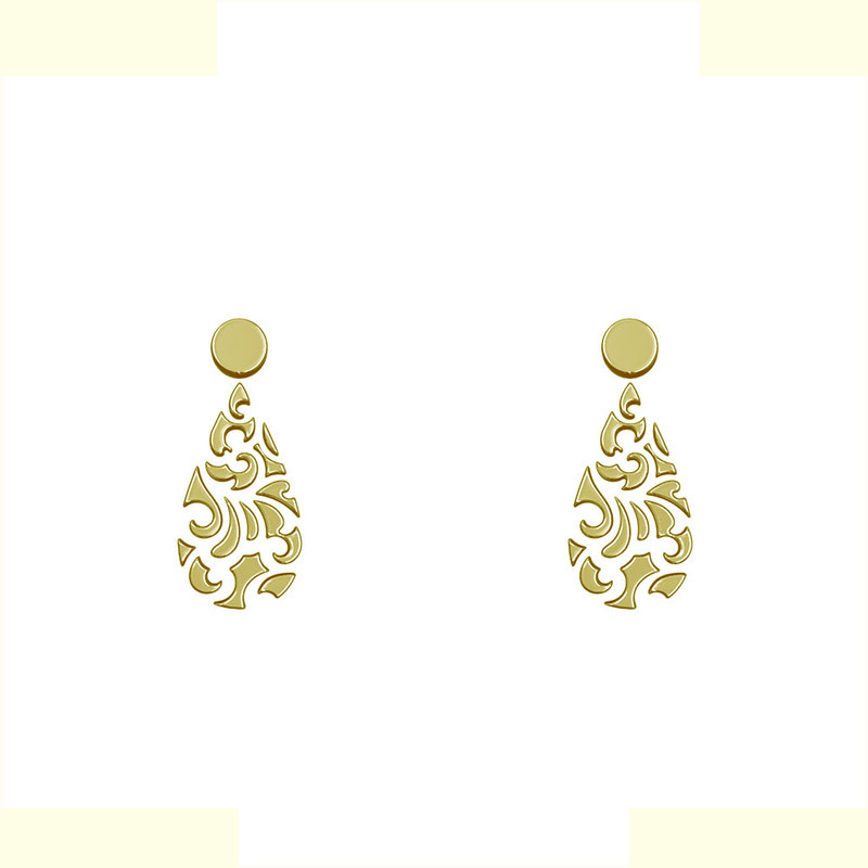 گوشواره طلا 18 عیار زنانه مدوپد مدل هندسی کد GA1-15184 گوشواره طلا 18 عیار زنانه مدوپد مدل هندسی کد GA1-15184