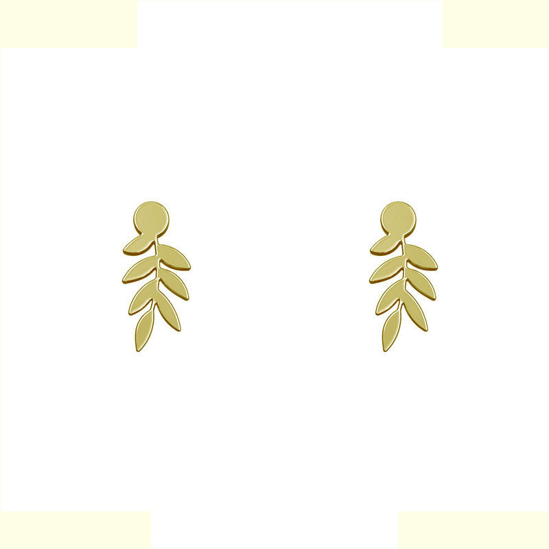 گوشواره طلا 18 عیار زنانه مدوپد مدل برگ کد GA1-15225 گوشواره طلا 18 عیار زنانه مدوپد مدل برگ کد GA1-15225