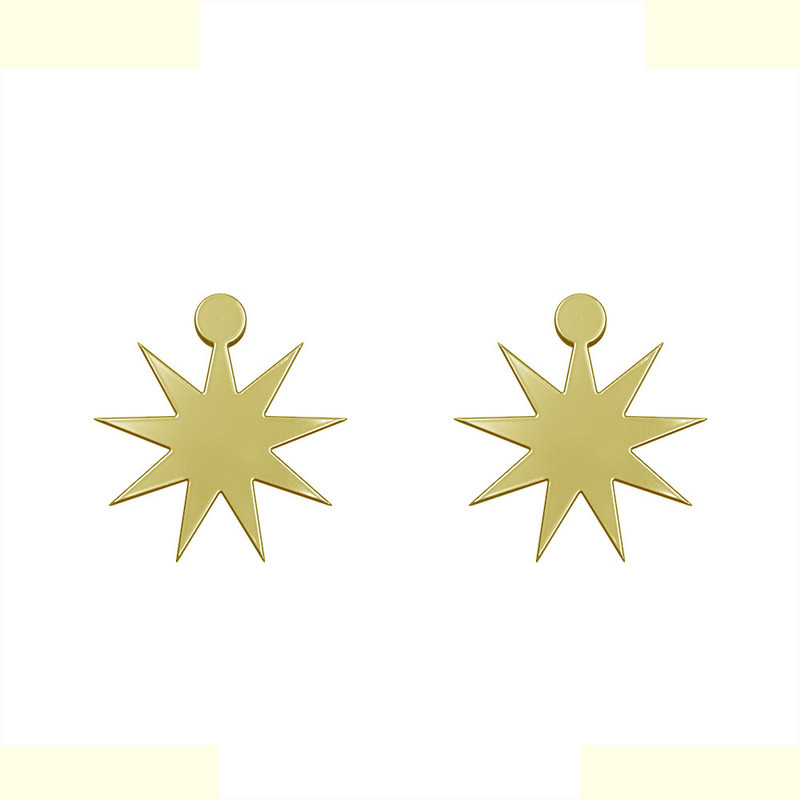 گوشواره طلا 18 عیار زنانه مدوپد مدل ستاره کد GA1-15360 گوشواره طلا 18 عیار زنانه مدوپد مدل ستاره کد GA1-15360