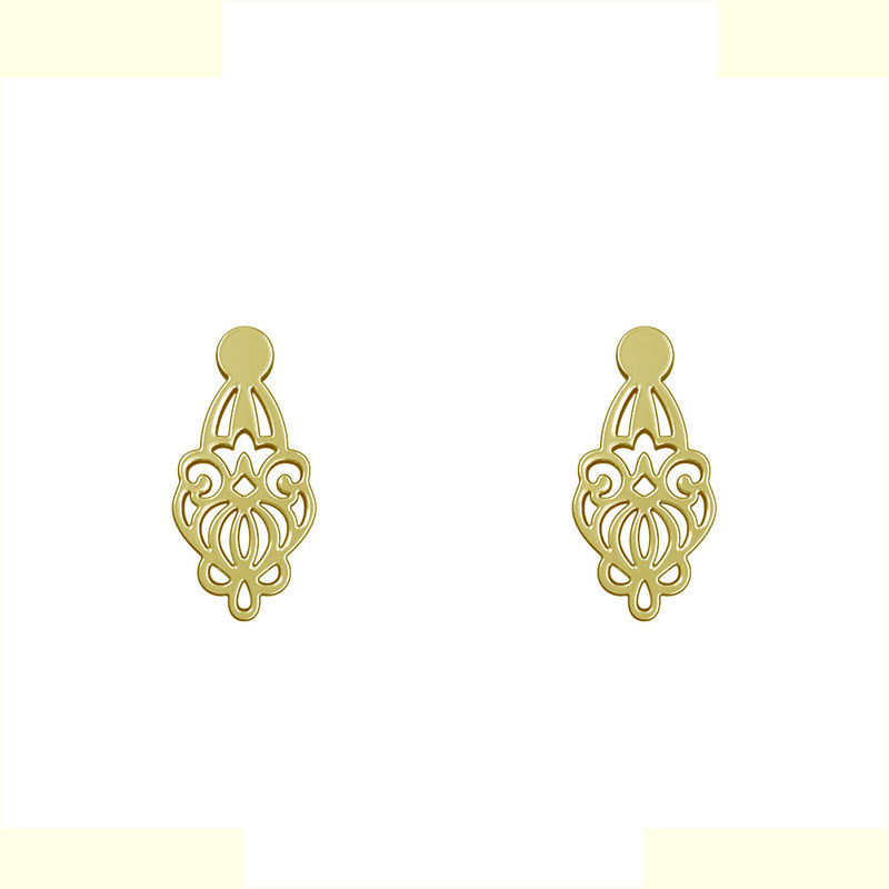 گوشواره طلا 18 عیار زنانه مدوپد مدل اسلیمی کد GA1-15269 گوشواره طلا 18 عیار زنانه مدوپد مدل اسلیمی کد GA1-15269