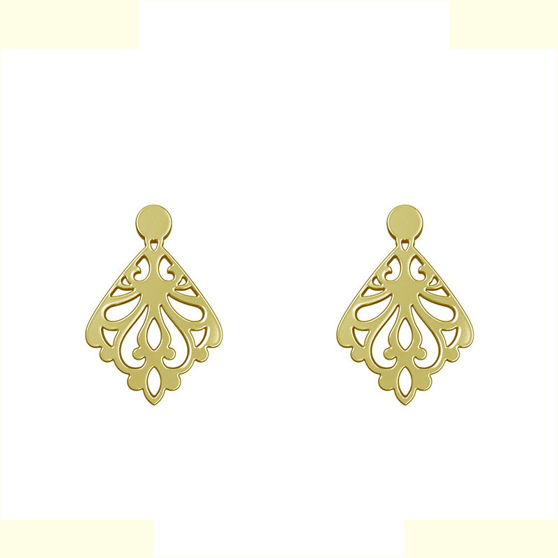 گوشواره طلا 18 عیار زنانه مدوپد مدل اسلیمی کد GA1-15301 گوشواره طلا 18 عیار زنانه مدوپد مدل اسلیمی کد GA1-15301