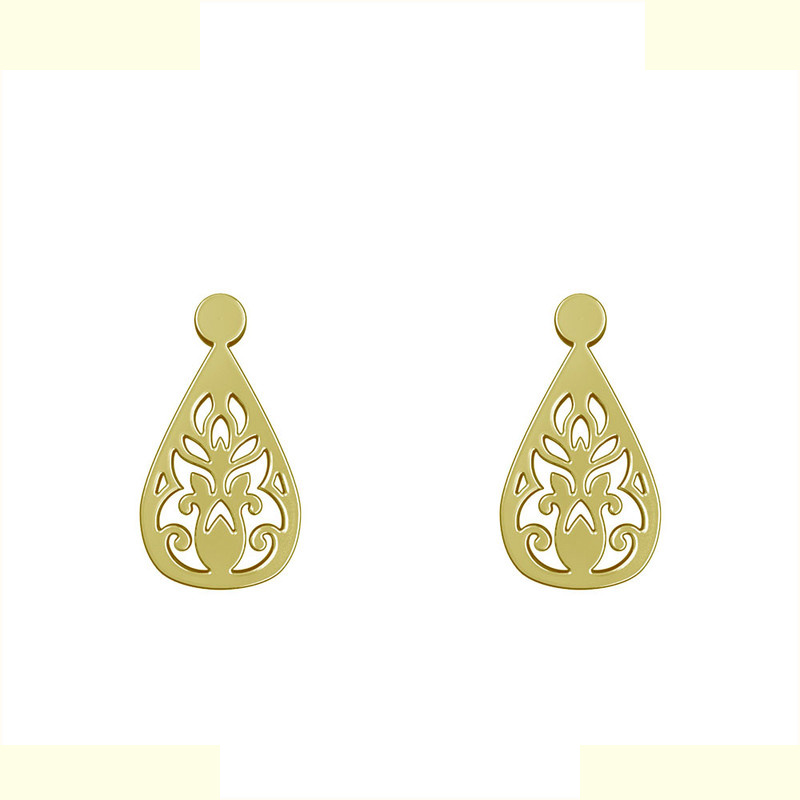 گوشواره طلا 18 عیار زنانه مدوپد مدل اسلیمی کد GA1-15307 گوشواره طلا 18 عیار زنانه مدوپد مدل اسلیمی کد GA1-15307