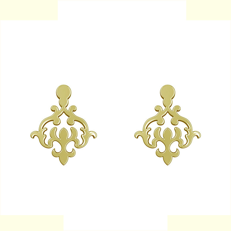 گوشواره طلا 18 عیار زنانه مدوپد مدل اسلیمی کد GA1-15317 گوشواره طلا 18 عیار زنانه مدوپد مدل اسلیمی کد GA1-15317