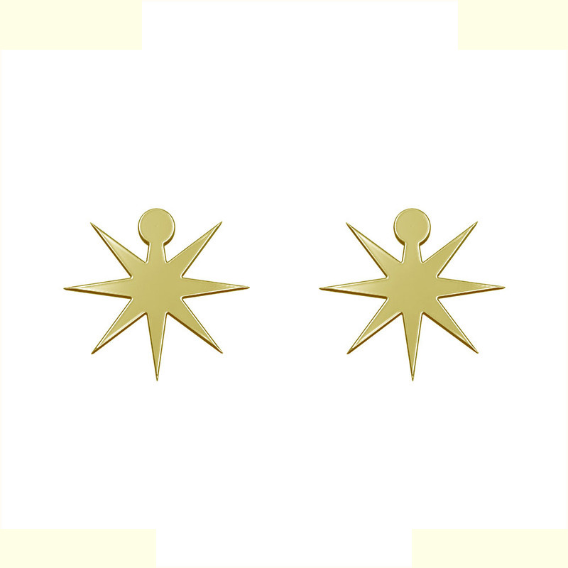 گوشواره طلا 18 عیار زنانه مدوپد مدل ستاره کد GA1-15503 گوشواره طلا 18 عیار زنانه مدوپد مدل ستاره کد GA1-15503