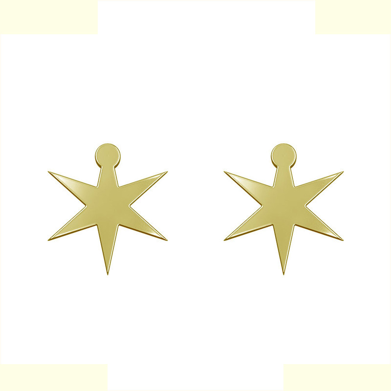 گوشواره طلا 18 عیار زنانه مدوپد مدل ستاره کد GA1-15507 گوشواره طلا 18 عیار زنانه مدوپد مدل ستاره کد GA1-15507