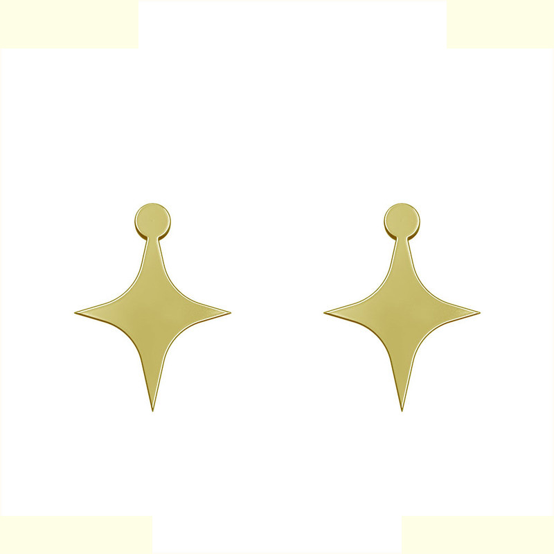 گوشواره طلا 18 عیار زنانه مدوپد مدل ستاره کد GA1-15553 گوشواره طلا 18 عیار زنانه مدوپد مدل ستاره کد GA1-15553