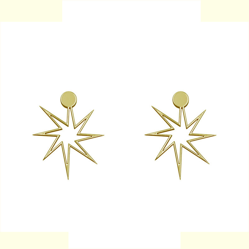 گوشواره طلا 18 عیار زنانه مدوپد مدل ستاره کد GA1-15566 گوشواره طلا 18 عیار زنانه مدوپد مدل ستاره کد GA1-15566