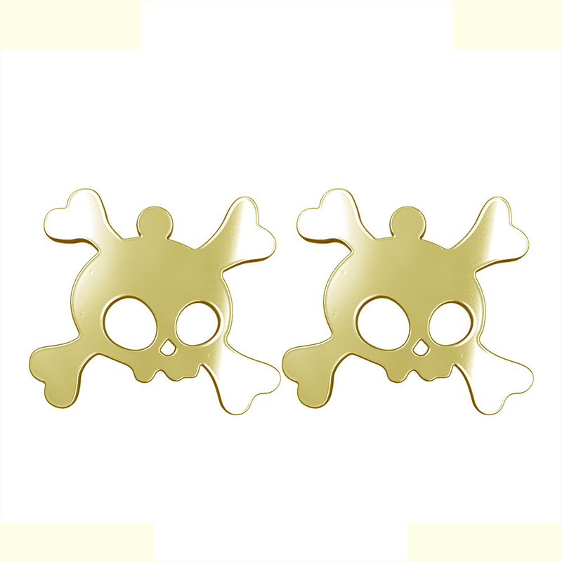 گوشواره طلا 18 عیار زنانه مدوپد مدل جمجمه کد GA1-15661 گوشواره طلا 18 عیار زنانه مدوپد مدل جمجمه کد GA1-15661