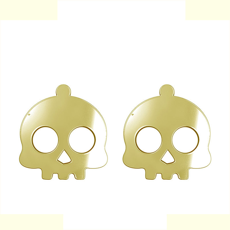 گوشواره طلا 18 عیار زنانه مدوپد مدل جمجمه کد GA1-15664 گوشواره طلا 18 عیار زنانه مدوپد مدل جمجمه کد GA1-15664