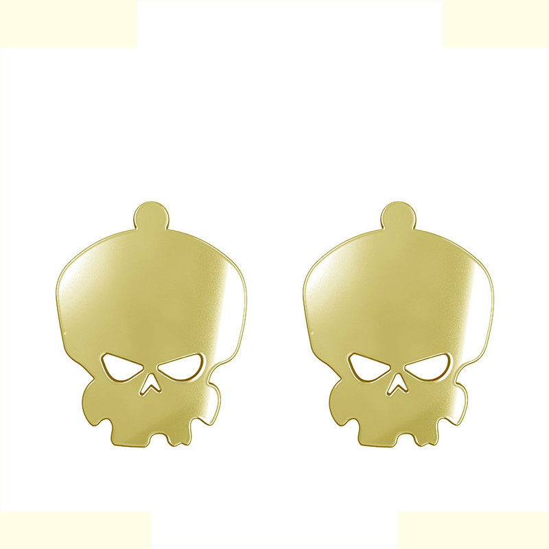 گوشواره طلا 18 عیار زنانه مدوپد مدل جمجمه کد GA1-15670 گوشواره طلا 18 عیار زنانه مدوپد مدل جمجمه کد GA1-15670