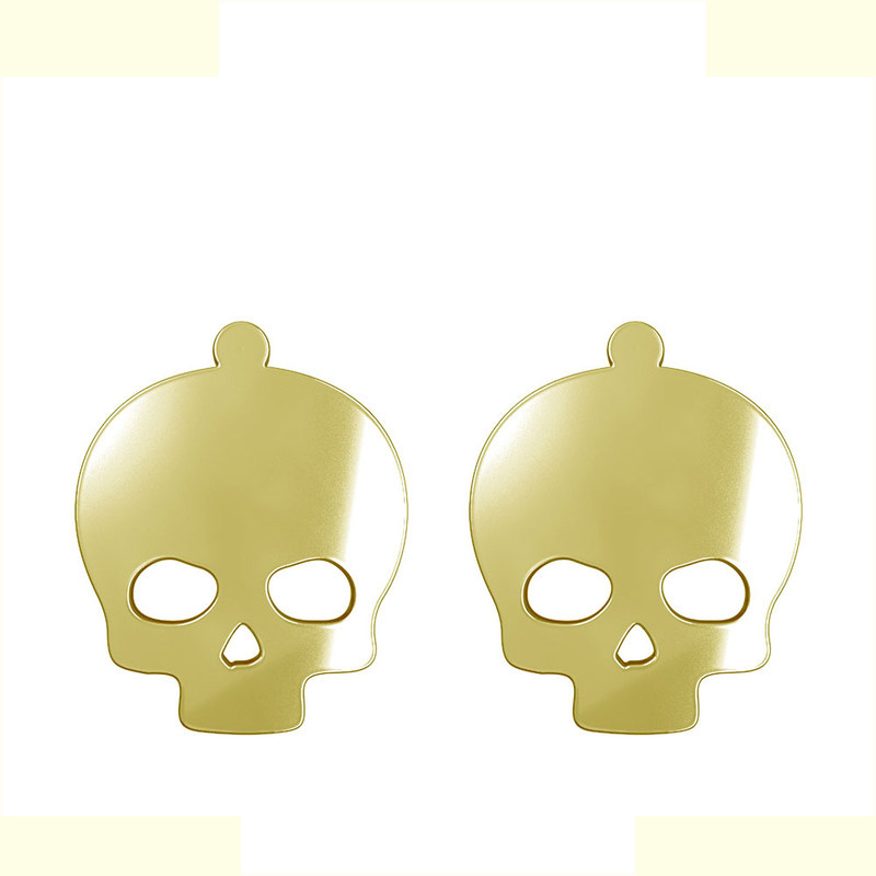 گوشواره طلا 18 عیار زنانه مدوپد مدل جمجمه کد GA1-15695 گوشواره طلا 18 عیار زنانه مدوپد مدل جمجمه کد GA1-15695