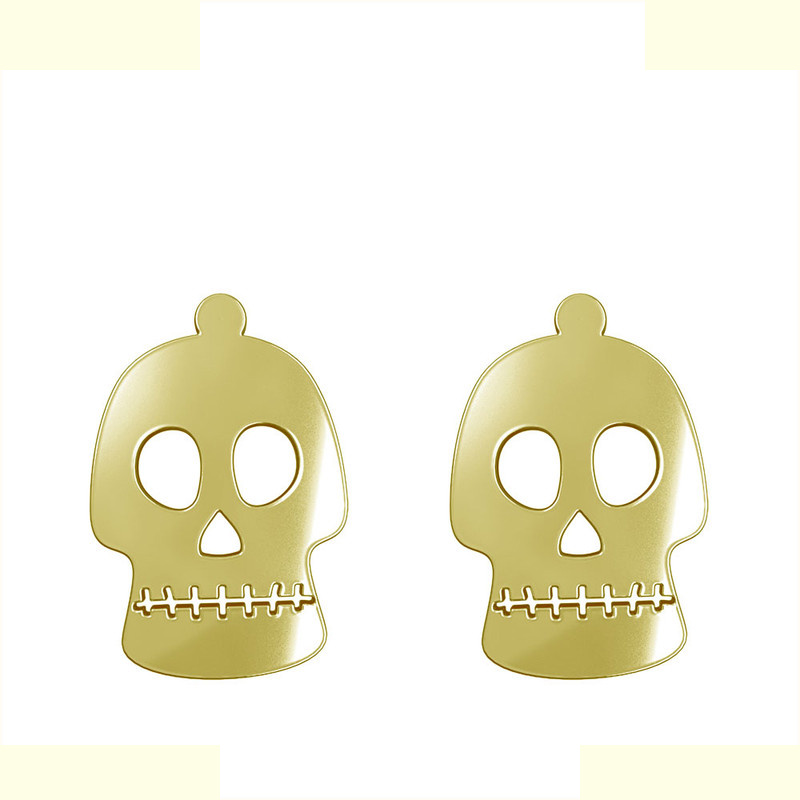 گوشواره طلا 18 عیار زنانه مدوپد مدل جمجمه کد GA1-15724 گوشواره طلا 18 عیار زنانه مدوپد مدل جمجمه کد GA1-15724