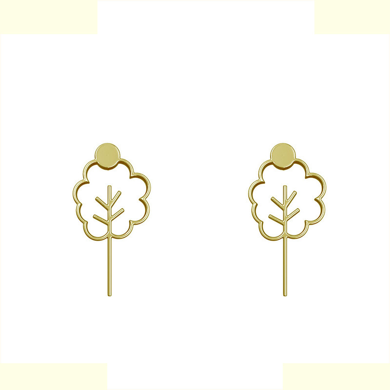 گوشواره طلا 18 عیار زنانه مدوپد مدل درخت کد GA1-15784 گوشواره طلا 18 عیار زنانه مدوپد مدل درخت کد GA1-15784