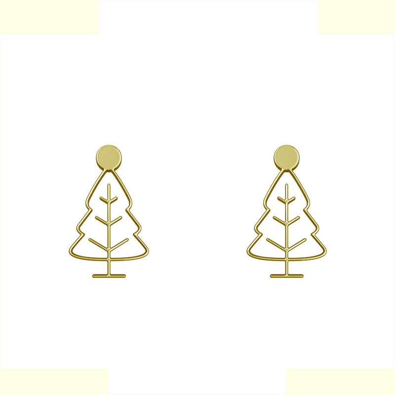 گوشواره طلا 18 عیار زنانه مدوپد مدل درخت کد GA1-15811