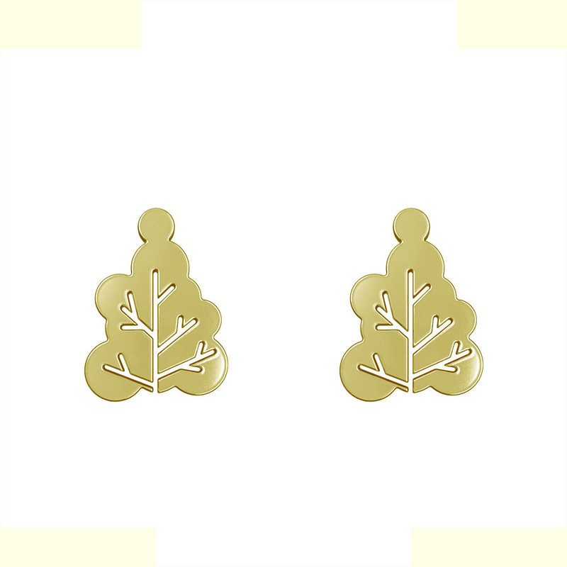 گوشواره طلا 18 عیار زنانه مدوپد مدل درخت کد GA1-15814 گوشواره طلا 18 عیار زنانه مدوپد مدل درخت کد GA1-15814