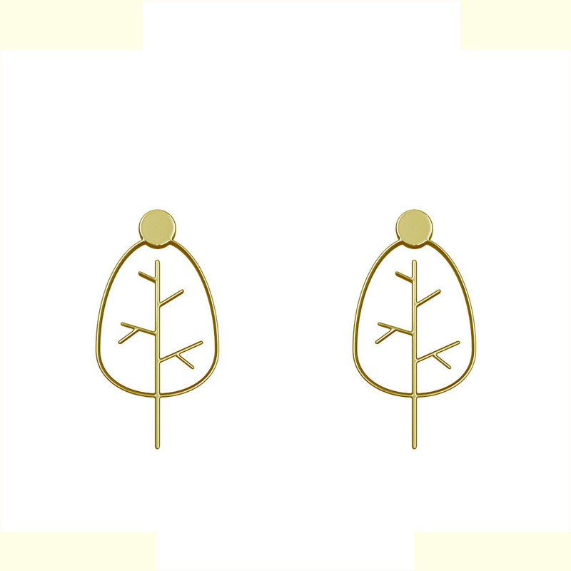 گوشواره طلا 18 عیار زنانه مدوپد مدل درخت کد GA1-15854 گوشواره طلا 18 عیار زنانه مدوپد مدل درخت کد GA1-15854