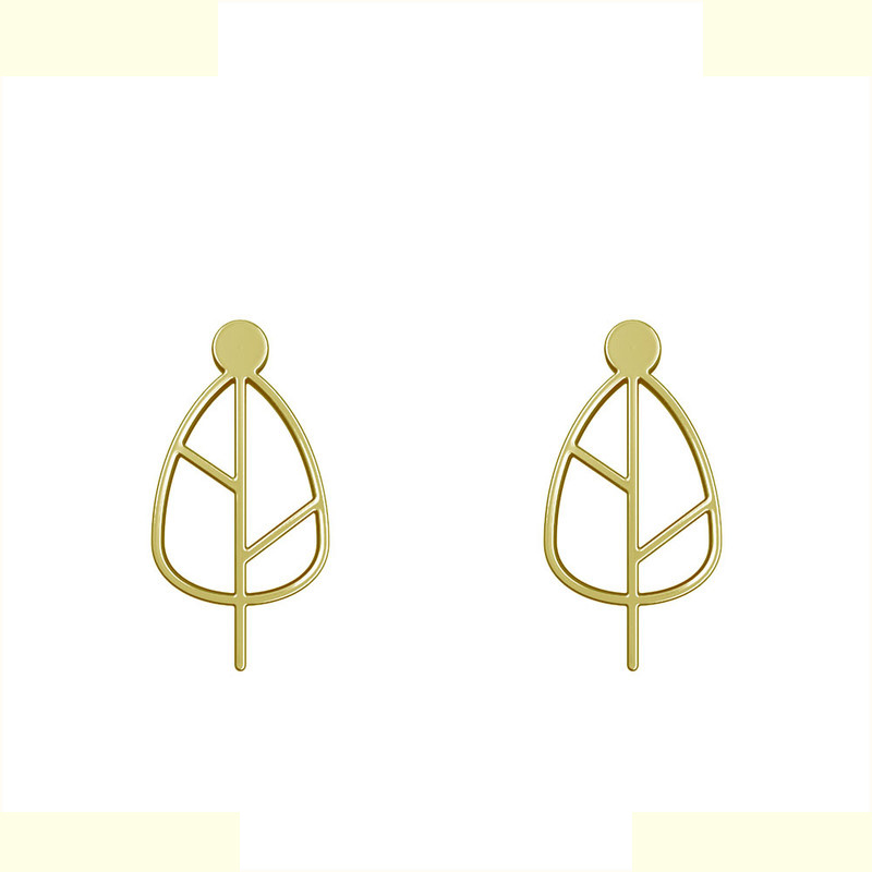 گوشواره طلا 18 عیار زنانه مدوپد مدل برگ کد GA1-15867 گوشواره طلا 18 عیار زنانه مدوپد مدل برگ کد GA1-15867