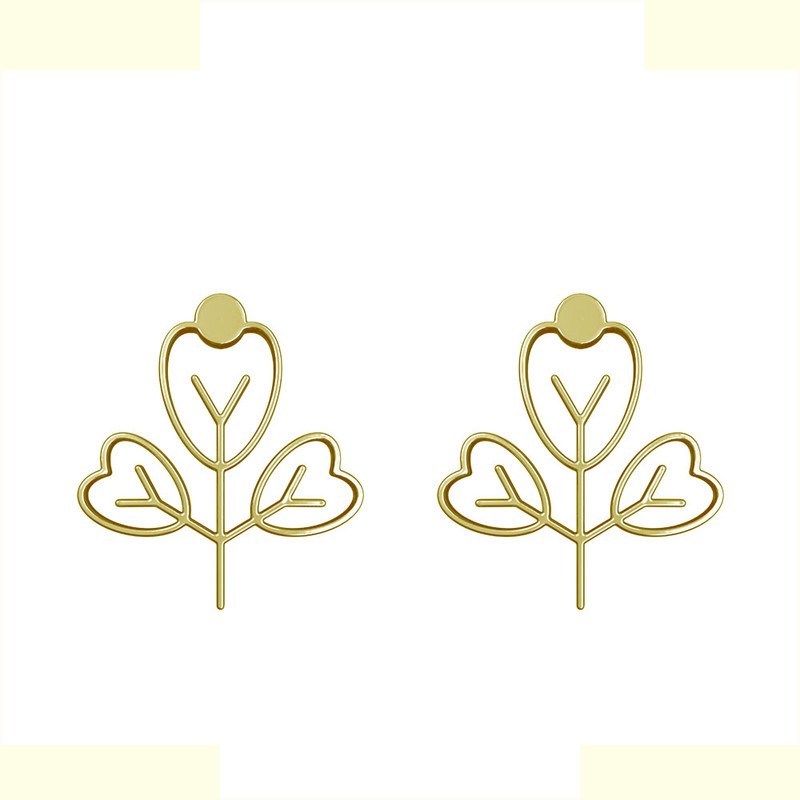 گوشواره طلا 18 عیار زنانه مدوپد مدل برگ کد GA1-15876 گوشواره طلا 18 عیار زنانه مدوپد مدل برگ کد GA1-15876