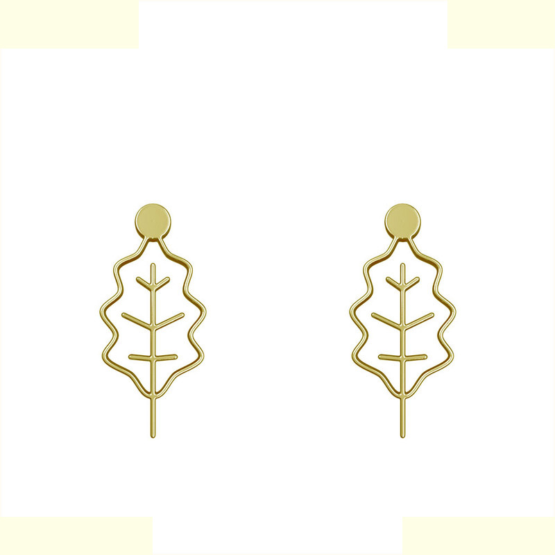 گوشواره طلا 18 عیار زنانه مدوپد مدل برگ کد GA1-15883 گوشواره طلا 18 عیار زنانه مدوپد مدل برگ کد GA1-15883