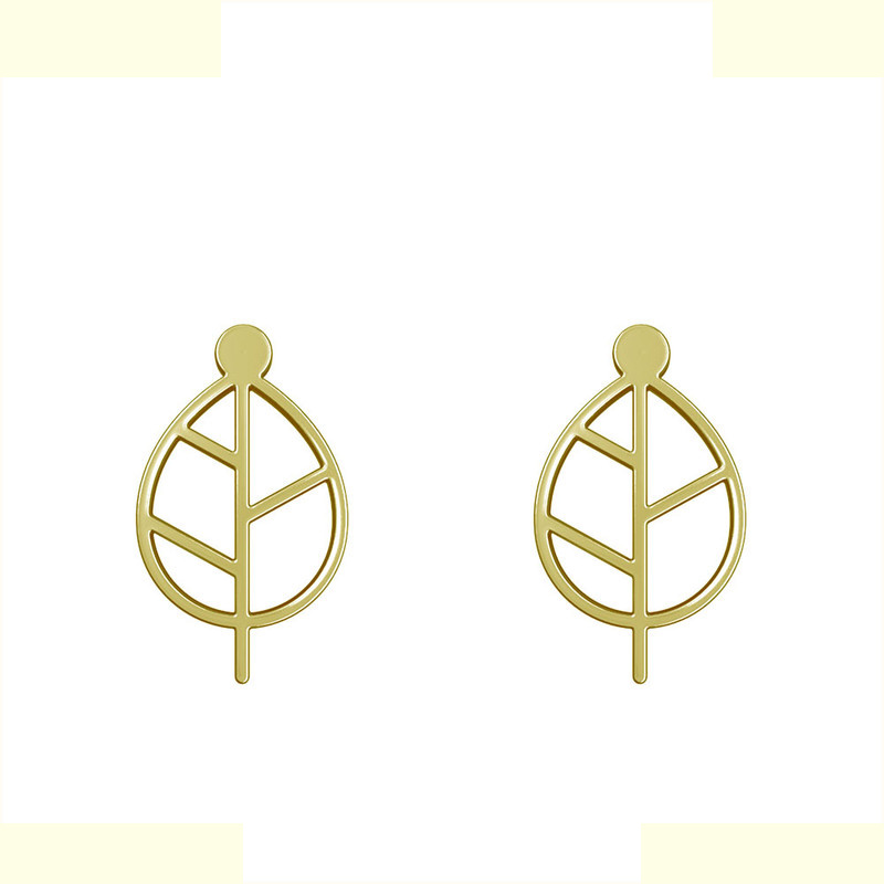 گوشواره طلا 18 عیار زنانه مدوپد مدل برگ کد GA1-15899 گوشواره طلا 18 عیار زنانه مدوپد مدل برگ کد GA1-15899