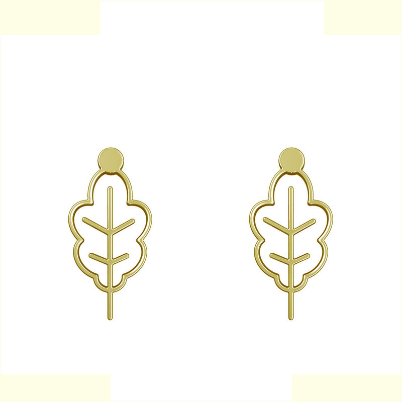 گوشواره طلا 18 عیار زنانه مدوپد مدل برگ کد GA1-15902 گوشواره طلا 18 عیار زنانه مدوپد مدل برگ کد GA1-15902