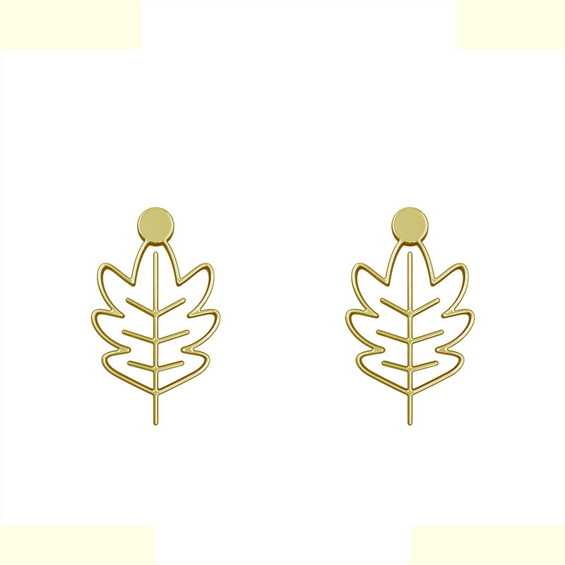 گوشواره طلا 18 عیار زنانه مدوپد مدل برگ کد GA1-15918 گوشواره طلا 18 عیار زنانه مدوپد مدل برگ کد GA1-15918