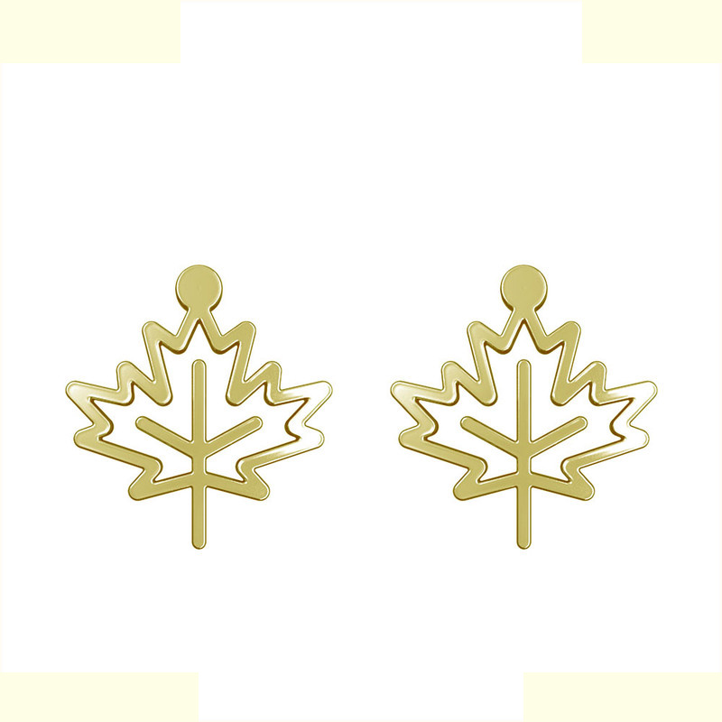 گوشواره طلا 18 عیار زنانه مدوپد مدل برگ کد GA1-15929 گوشواره طلا 18 عیار زنانه مدوپد مدل برگ کد GA1-15929