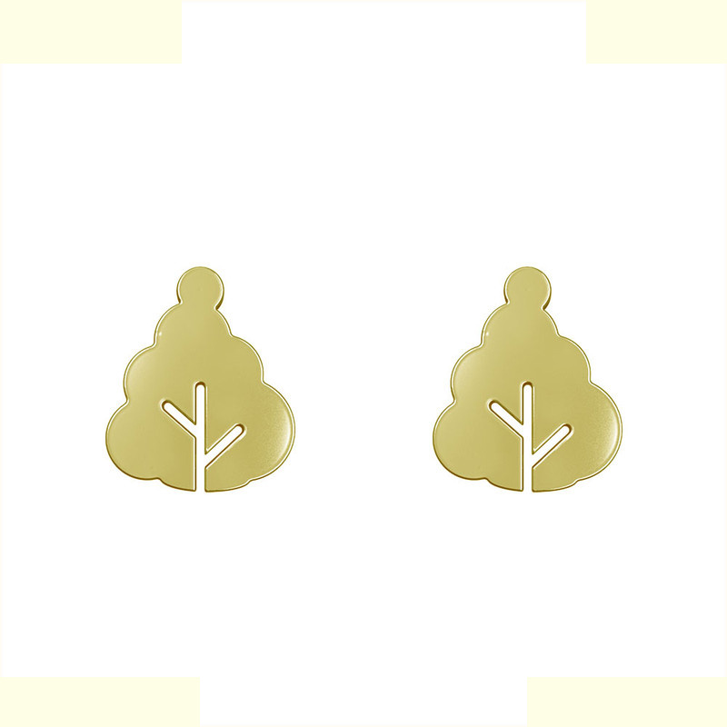 گوشواره طلا 18 عیار زنانه مدوپد مدل برگ کد GA1-15947 گوشواره طلا 18 عیار زنانه مدوپد مدل برگ کد GA1-15947