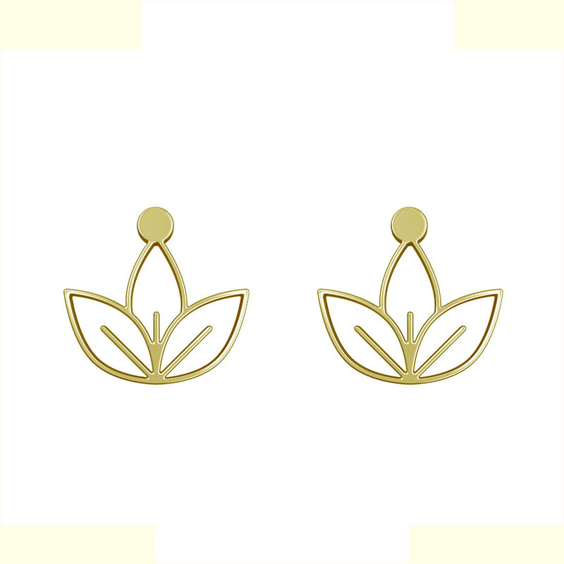 گوشواره طلا 18 عیار زنانه مدوپد مدل برگ کد GA1-15973 گوشواره طلا 18 عیار زنانه مدوپد مدل برگ کد GA1-15973