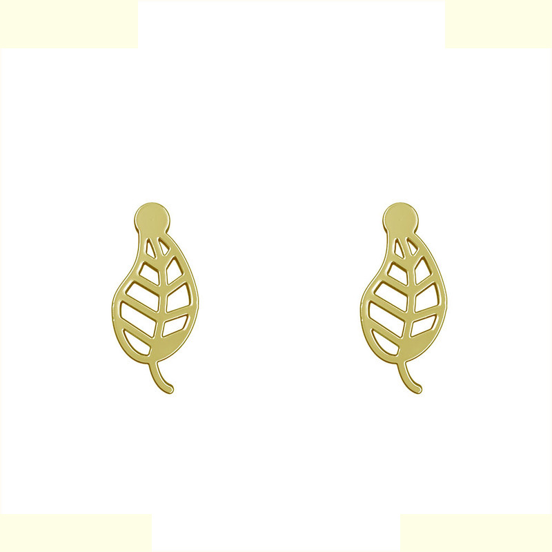 گوشواره طلا 18 عیار زنانه مدوپد مدل برگ کد GA1-16017 گوشواره طلا 18 عیار زنانه مدوپد مدل برگ کد GA1-16017