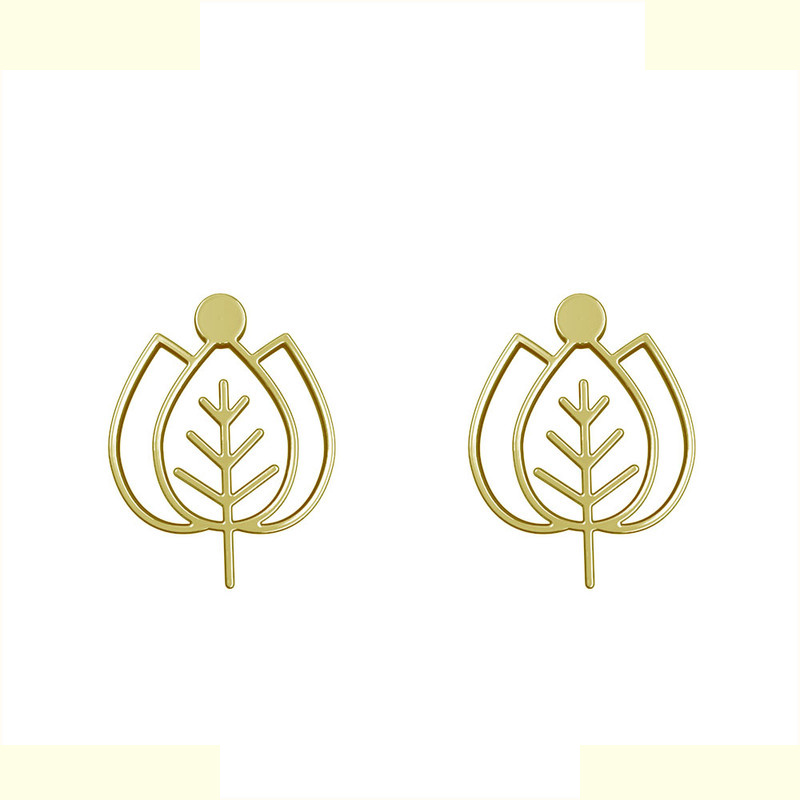 گوشواره طلا 18 عیار زنانه مدوپد مدل برگ کد GA1-16020 گوشواره طلا 18 عیار زنانه مدوپد مدل برگ کد GA1-16020