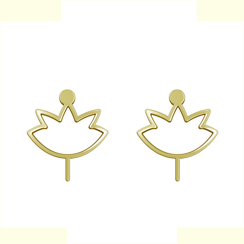 گوشواره طلا 18 عیار زنانه مدوپد مدل برگ کد GA1-16030 گوشواره طلا 18 عیار زنانه مدوپد مدل برگ کد GA1-16030