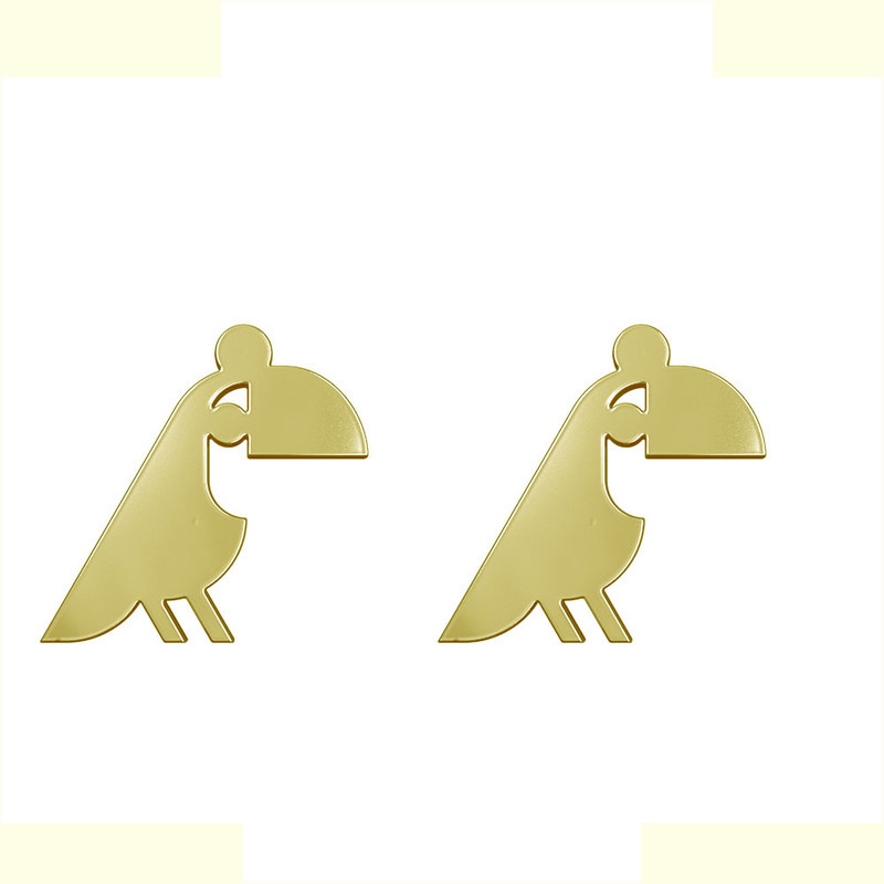 گوشواره طلا 18 عیار زنانه مدوپد مدل طوطی کد GA1-16065 گوشواره طلا 18 عیار زنانه مدوپد مدل طوطی کد GA1-16065