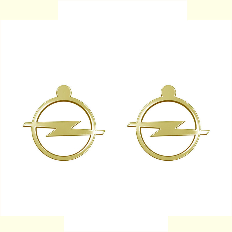 گوشواره طلا 18 عیار زنانه مدوپد مدل اپل کد GA1-16225