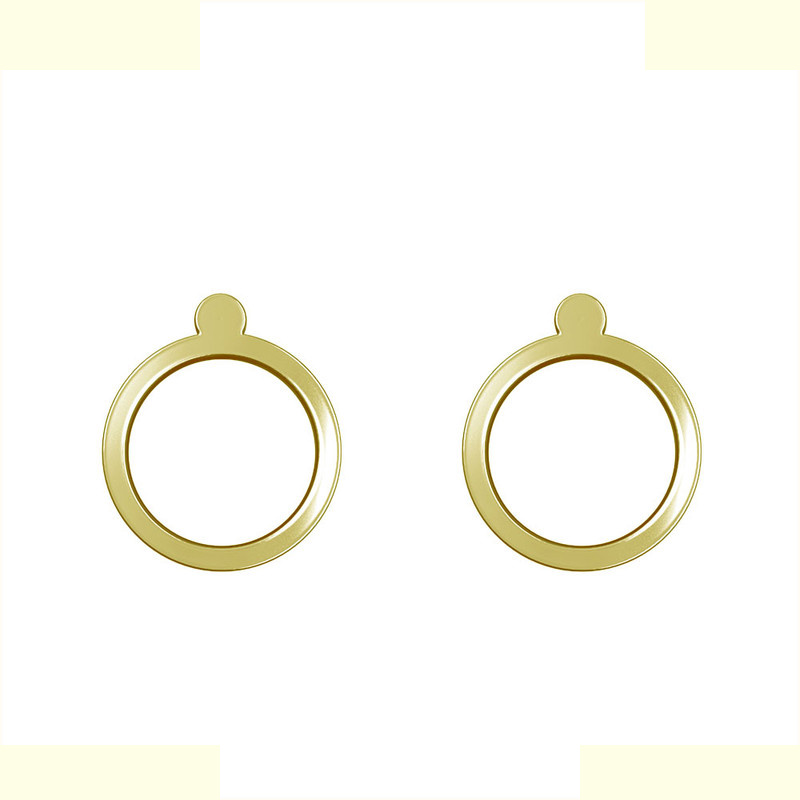 گوشواره طلا 18 عیار زنانه مدوپد مدل دایره کد GA1-16260 گوشواره طلا 18 عیار زنانه مدوپد مدل دایره کد GA1-16260