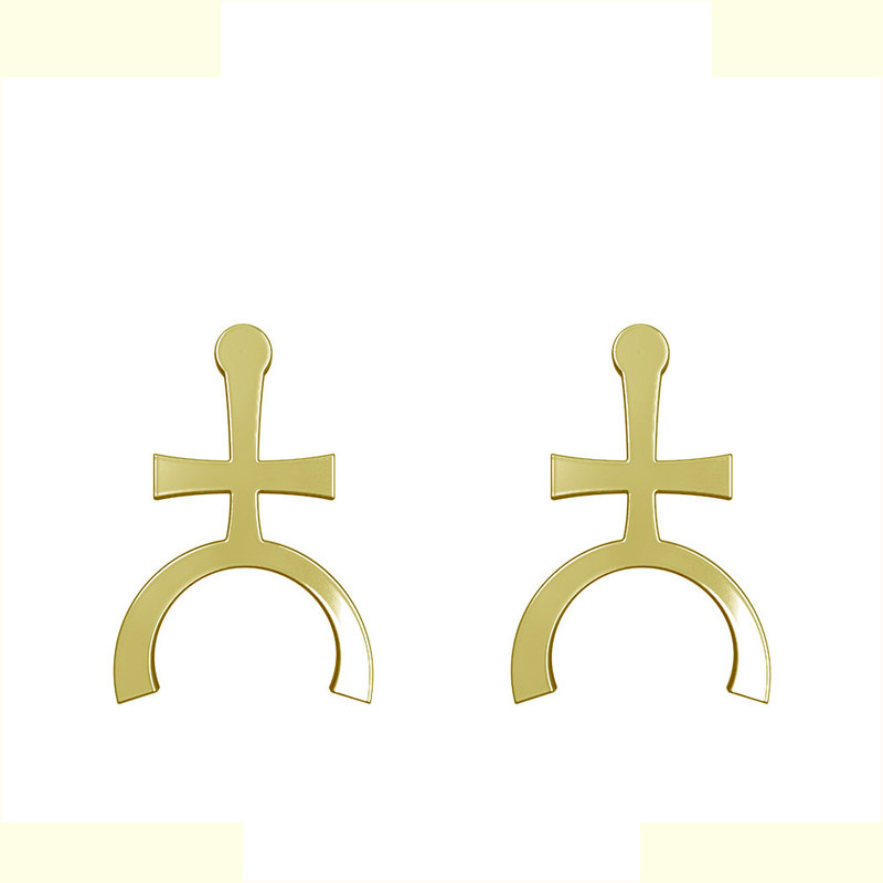 گوشواره طلا 18 عیار زنانه مدوپد مدل هندسی کد GA1-16276 گوشواره طلا 18 عیار زنانه مدوپد مدل هندسی کد GA1-16276