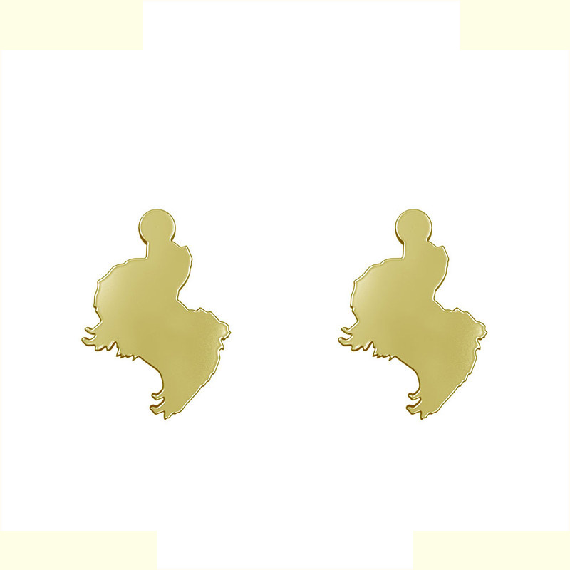 گوشواره طلا 18 عیار زنانه مدوپد مدل سگ کد GA1-16518 گوشواره طلا 18 عیار زنانه مدوپد مدل سگ کد GA1-16518