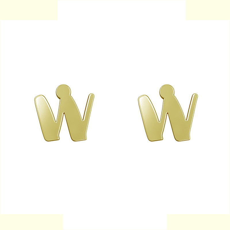 گوشواره طلا 18 عیار زنانه مدوپد مدل حرف W کد GA1-16654 گوشواره طلا 18 عیار زنانه مدوپد مدل حرف W کد GA1-16654