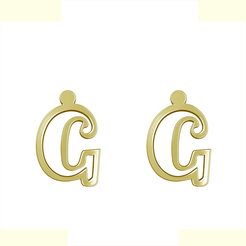 گوشواره طلا 18 عیار زنانه مدوپد مدل حرف G کد GA1-16687 گوشواره طلا 18 عیار زنانه مدوپد مدل حرف G کد GA1-16687