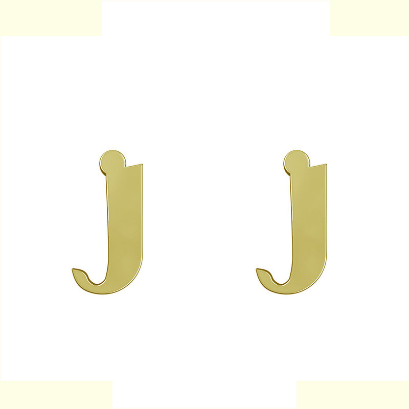 گوشواره طلا 18 عیار زنانه مدوپد مدل حرف J کد GA1-16870 گوشواره طلا 18 عیار زنانه مدوپد مدل حرف J کد GA1-16870