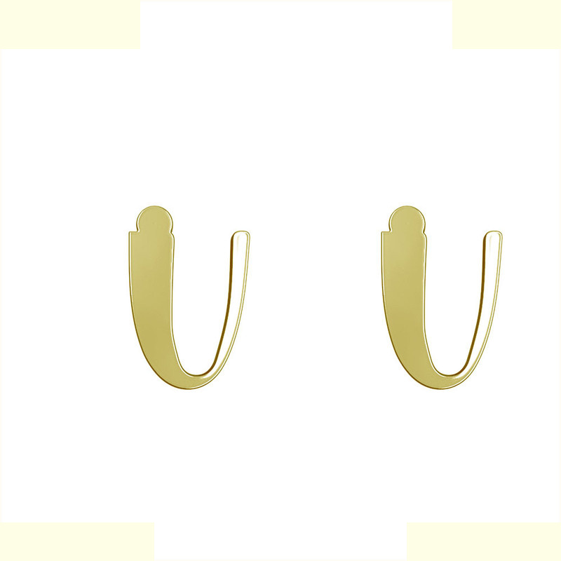 گوشواره طلا 18 عیار زنانه مدوپد مدل حرف U کد GA1-16880 گوشواره طلا 18 عیار زنانه مدوپد مدل حرف U کد GA1-16880