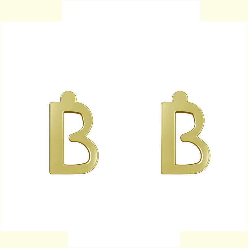 گوشواره طلا 18 عیار زنانه مدوپد مدل حرف B کد GA1-16888 گوشواره طلا 18 عیار زنانه مدوپد مدل حرف B کد GA1-16888