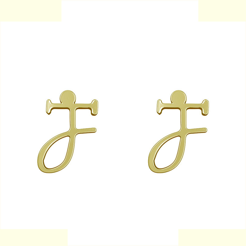 گوشواره طلا 18 عیار زنانه مدوپد مدل حرف J کد GA1-16974 گوشواره طلا 18 عیار زنانه مدوپد مدل حرف J کد GA1-16974