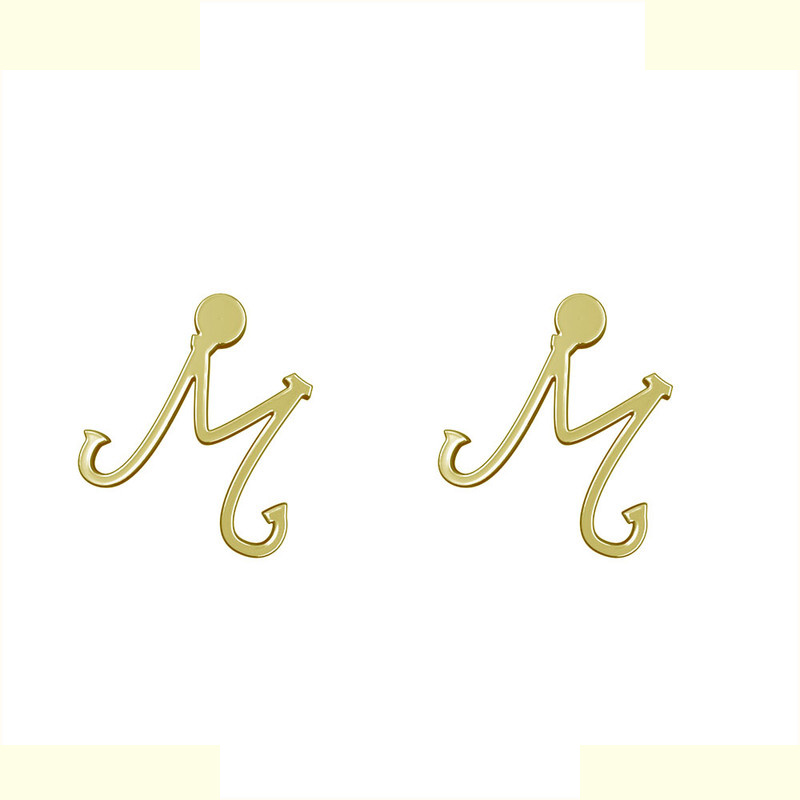 گوشواره طلا 18 عیار زنانه مدوپد مدل حرف M کد GA1-17029 گوشواره طلا 18 عیار زنانه مدوپد مدل حرف M کد GA1-17029